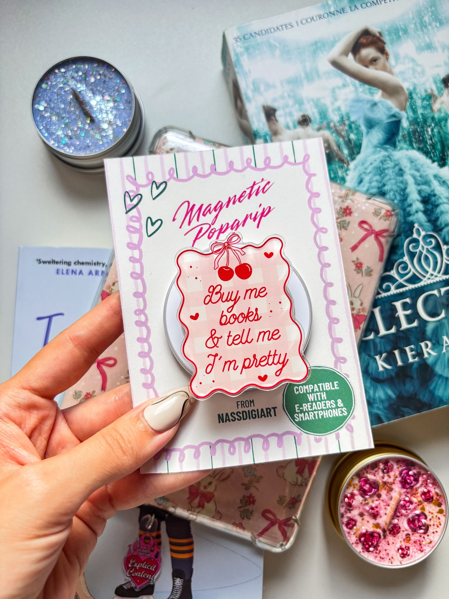 Buy me Books Magnetic Grip