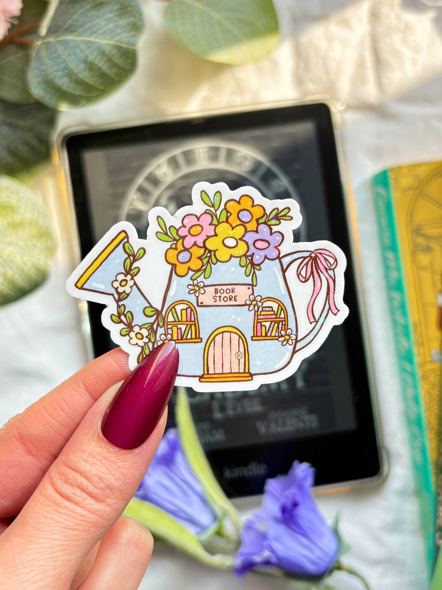 Spring bookstore Vinyl Sticker