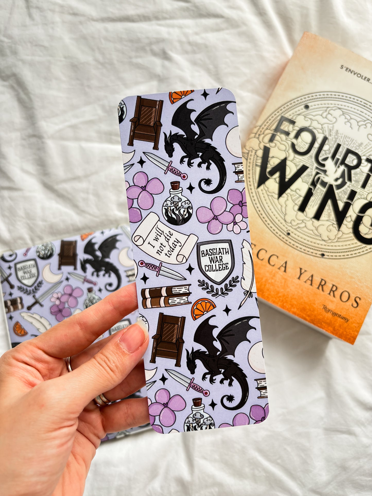 Fourth wing bookmark