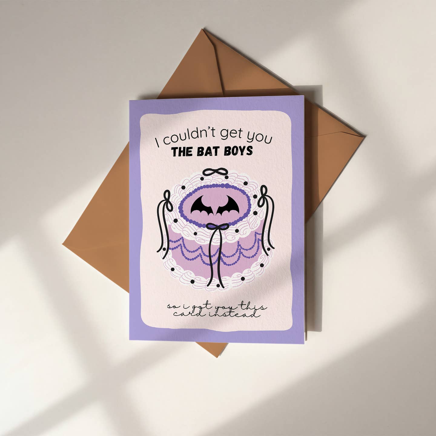 Bookish greeting card• romantasy greeting card •bat boys