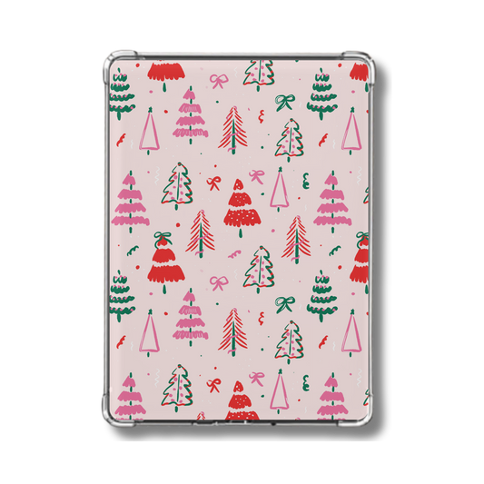 Pink CHristmas Trees Holographic Insert