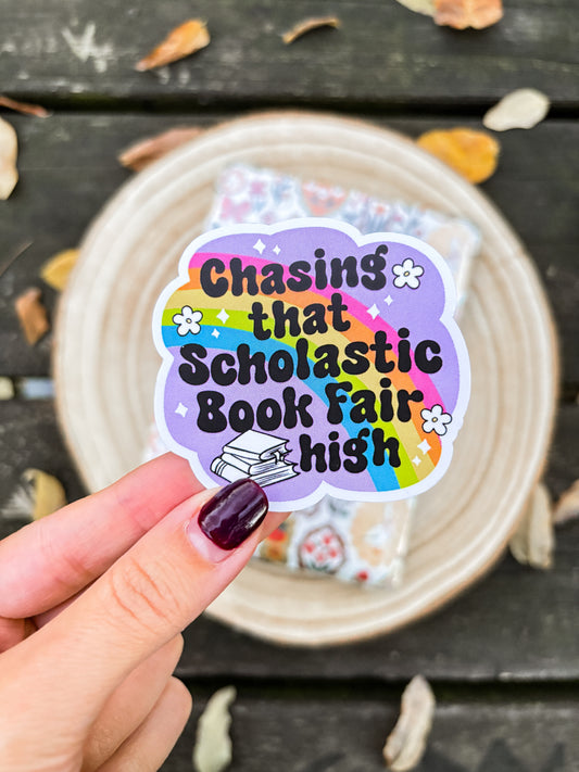 Scholastic Book Fair Vinyl Sticker