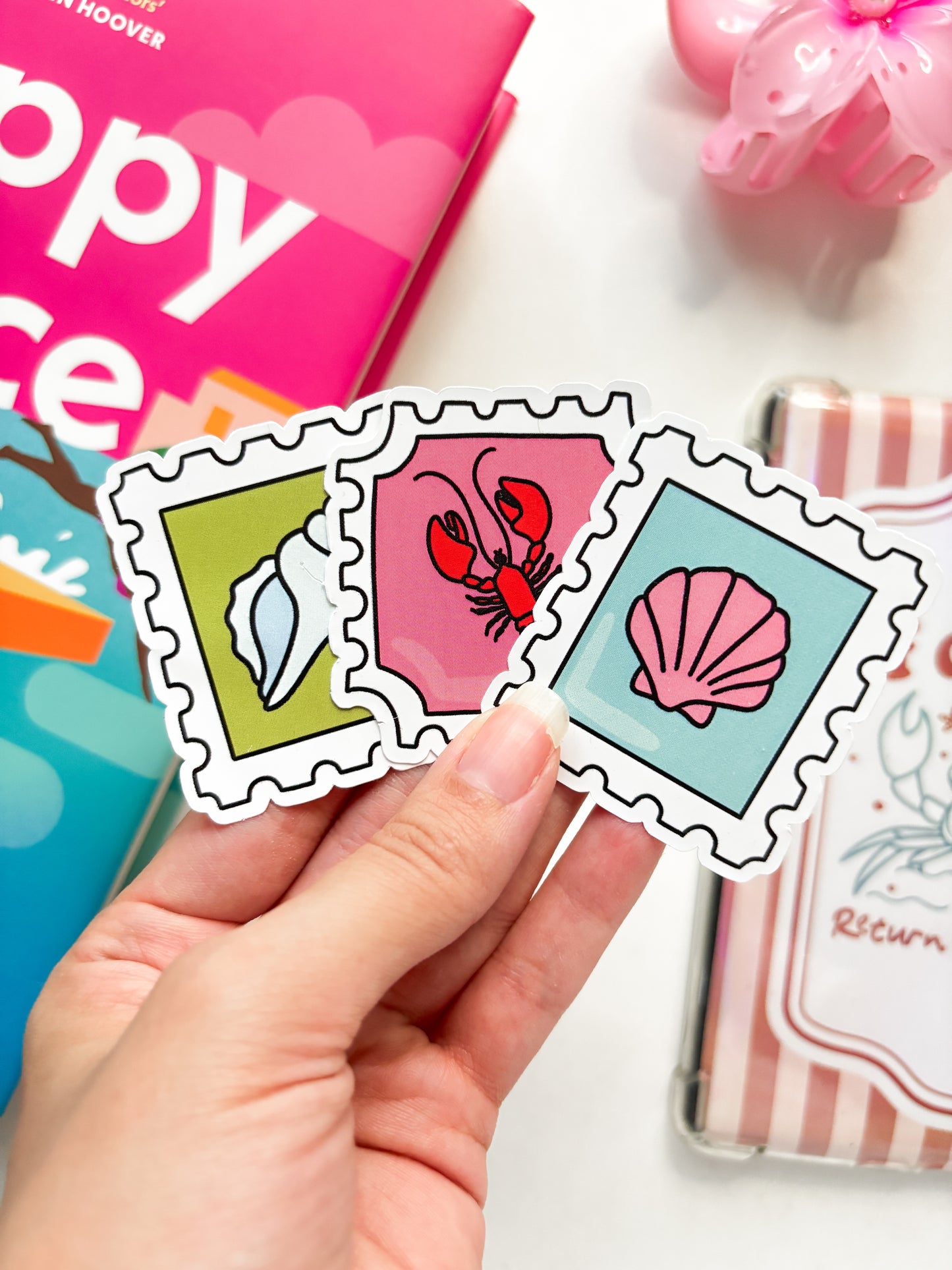 Summer Stamps Vinyl Sticker Set