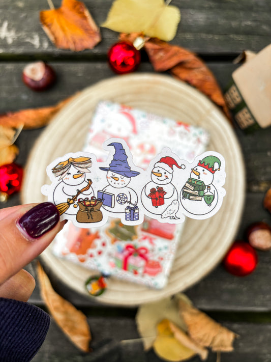 Snowman Vinyl Sticker