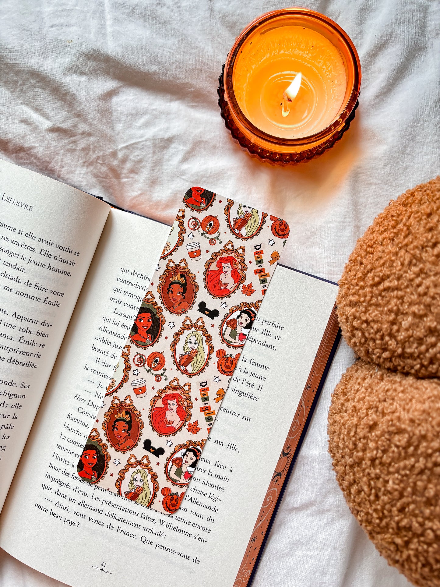 Fall Princess bookmark