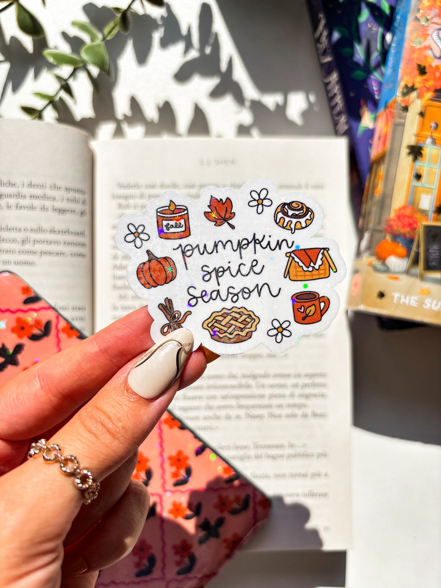 Pumpkin Spice Season Vinyl Sticker
