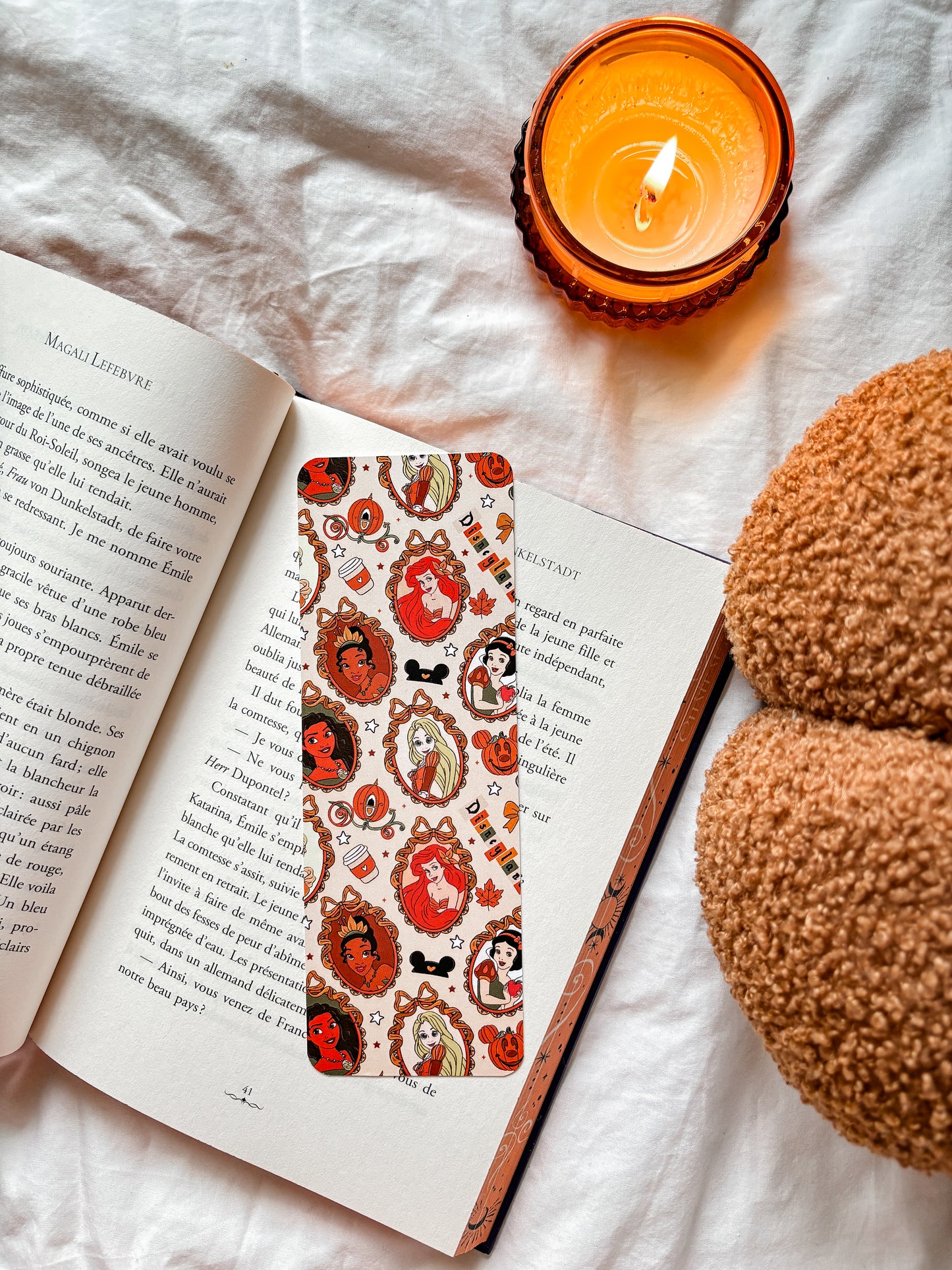 Fall Princess bookmark