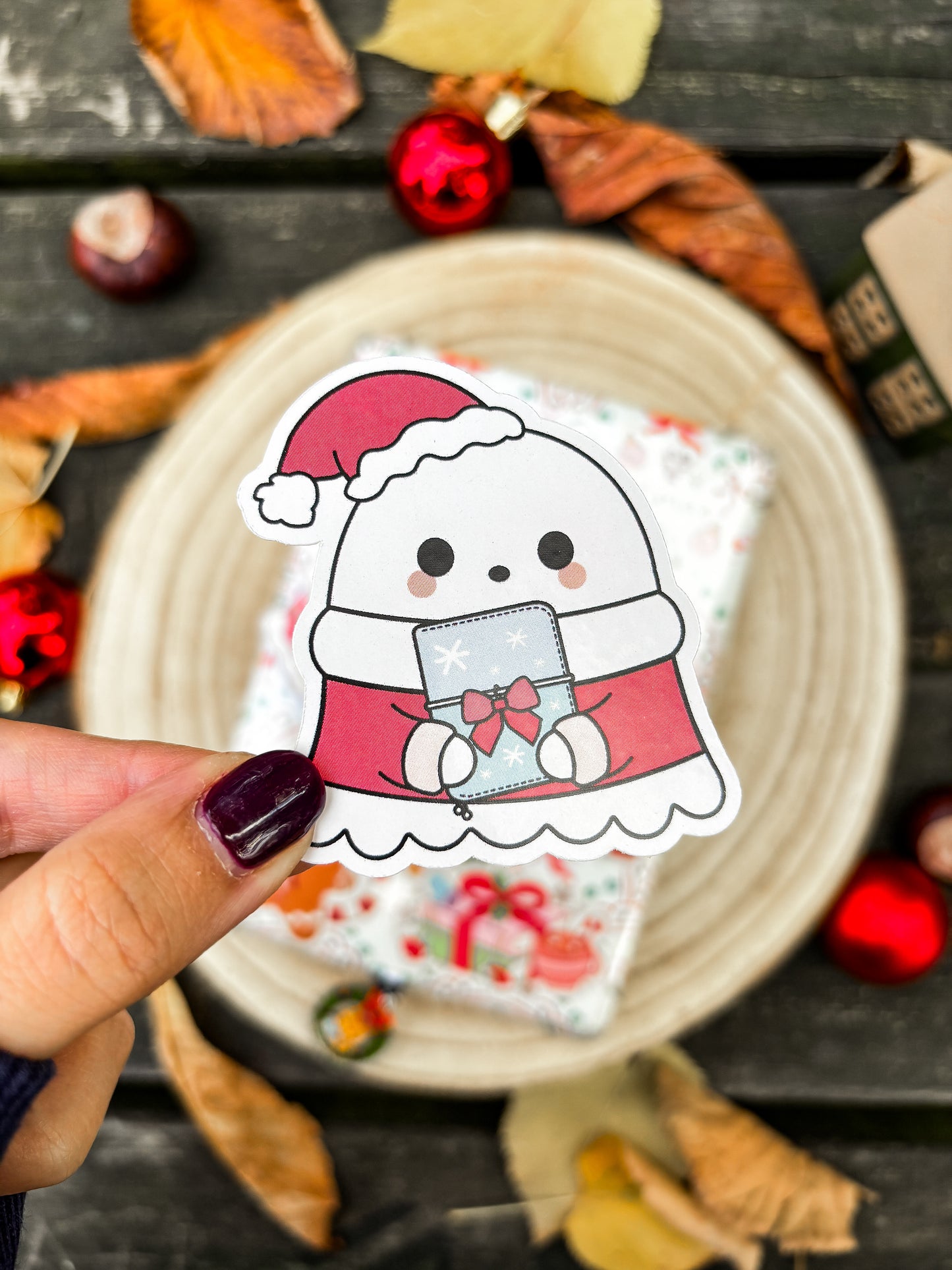 Holiday Ghoul Vinyl Sticker