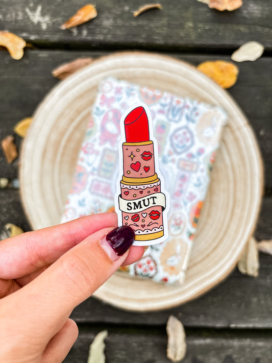 Smut Lipstick Vinyl Sticker