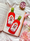 Slow burn Die-cut bookmark bookish hot sauce