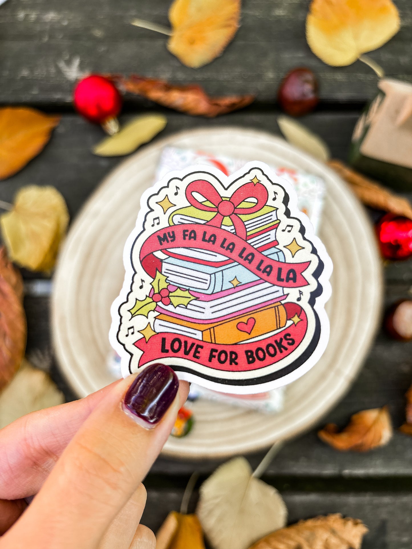 My Falala Love for Books Vinyl Sticker