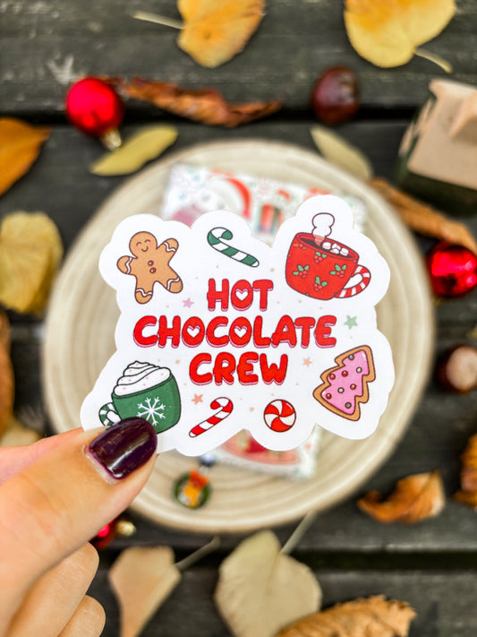 Hot Chocolate Crew Vinyl Sticker