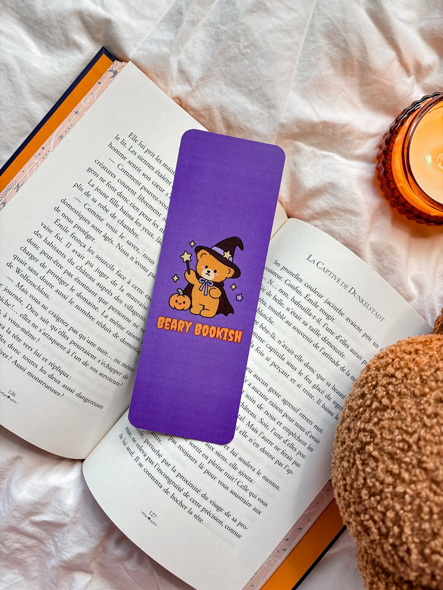 Witch teddy Bear bookmark