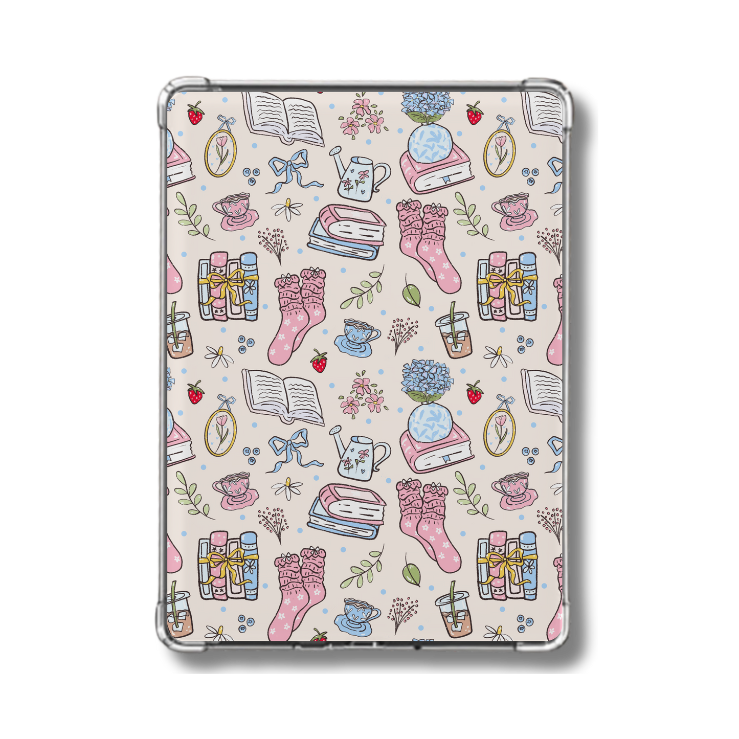 Cozy Bookish Coquette Holographic Insert