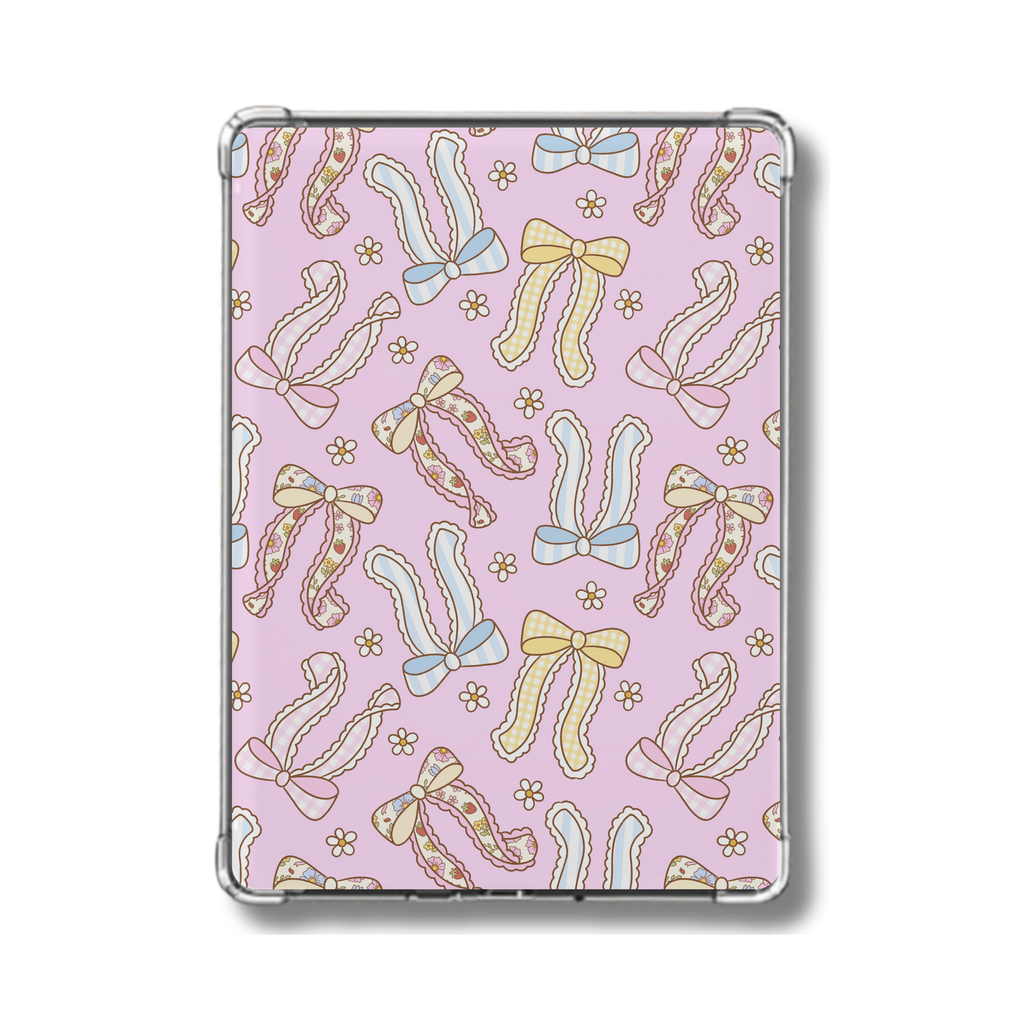 Pink Coquette Bow Holographic Insert