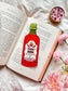 Slow burn Die-cut bookmark bookish hot sauce