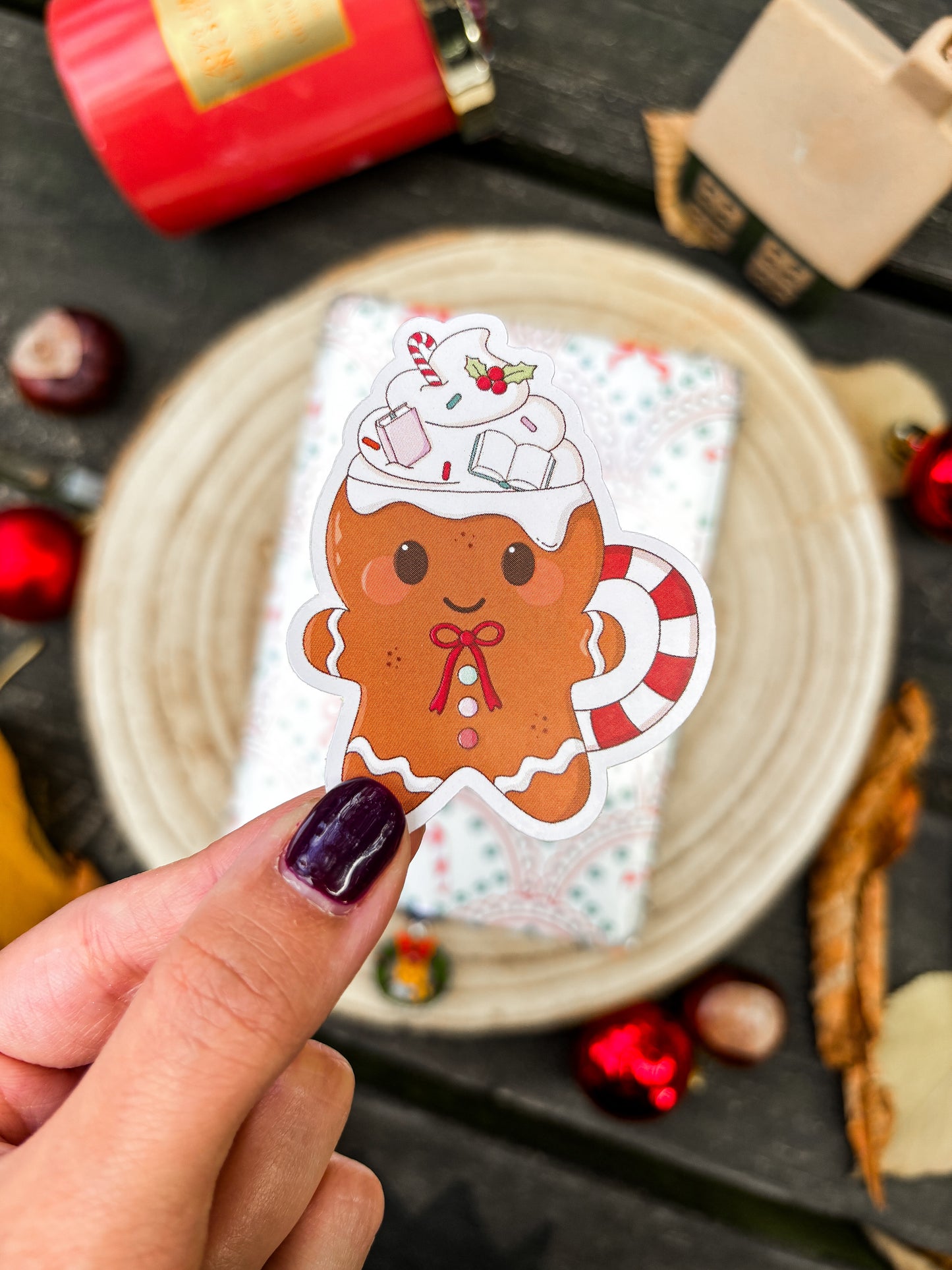 Holiday Mugs Vinyl Sticker