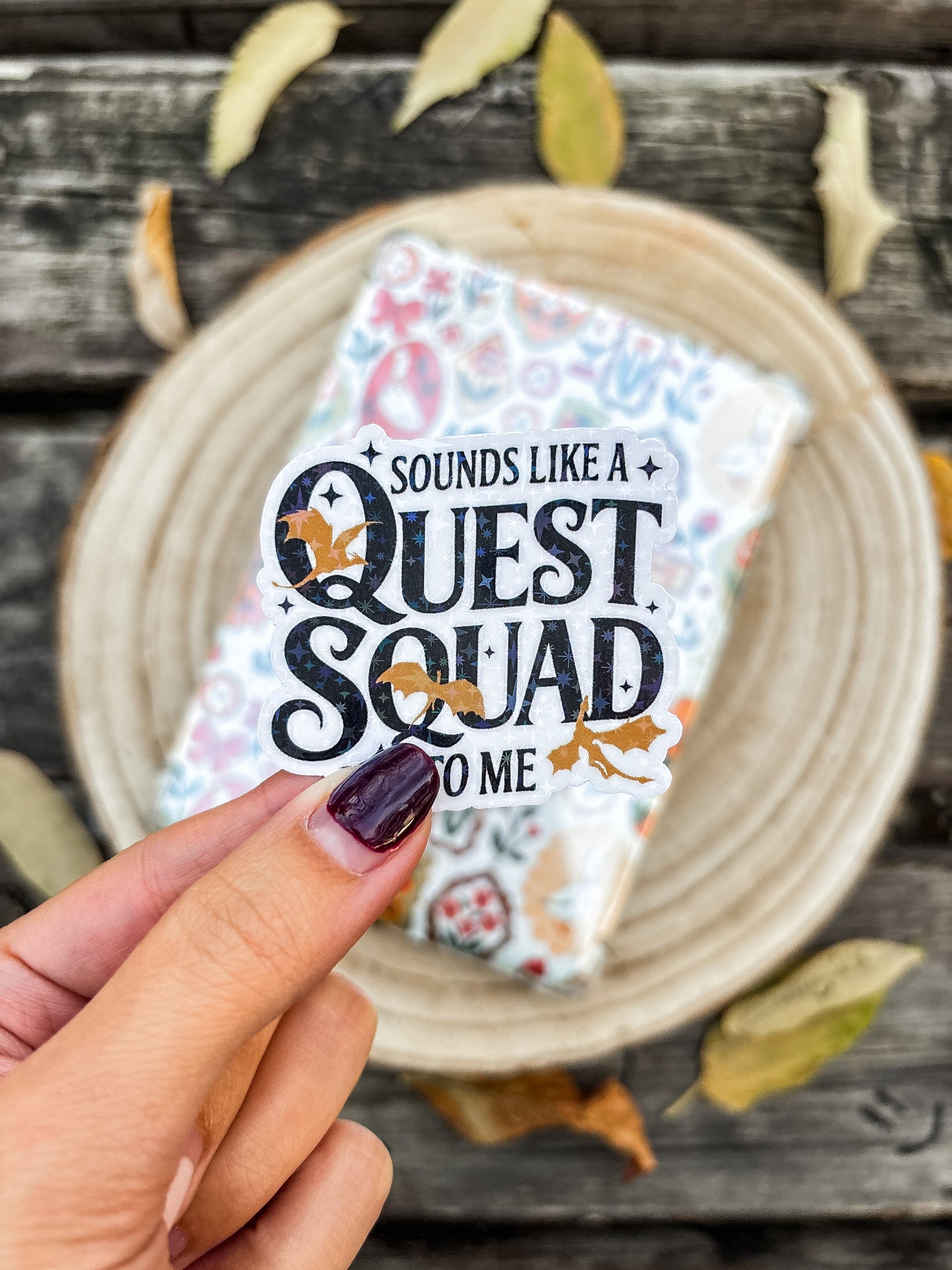 Quest Squad Vinyl Sticker
