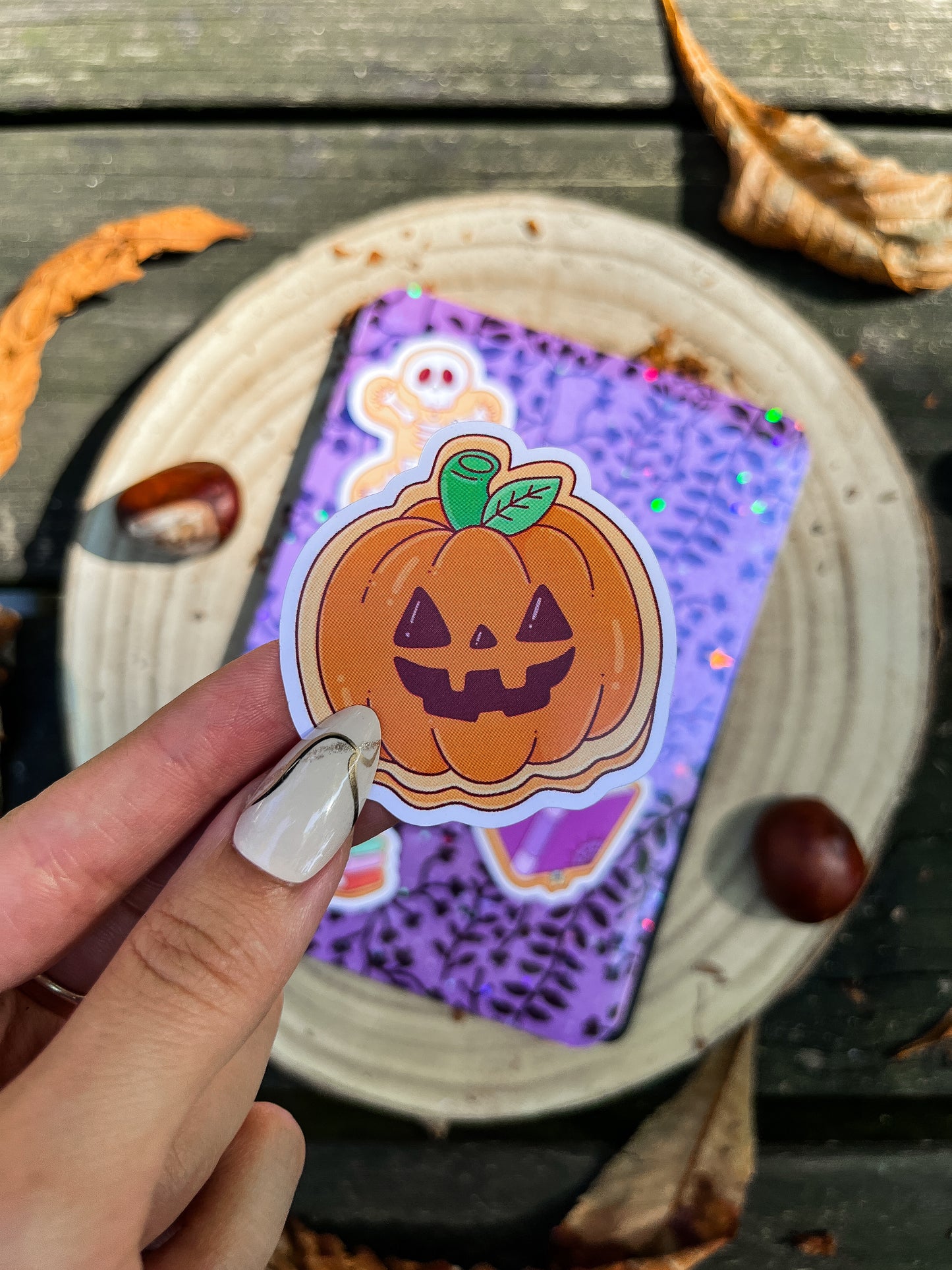Halloween Cookies Vinyl Sticker set