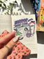 Horror Book Club Vinyl Sticker