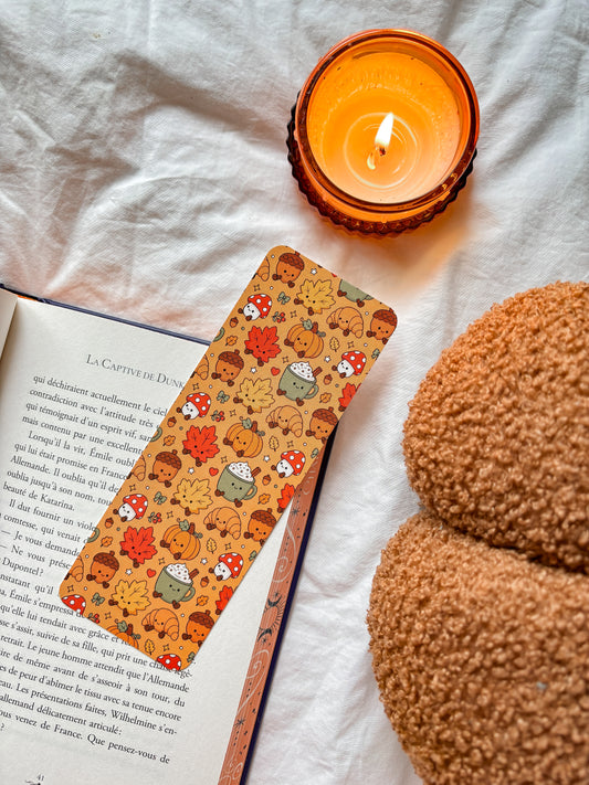 Fall Jellycats bookmark