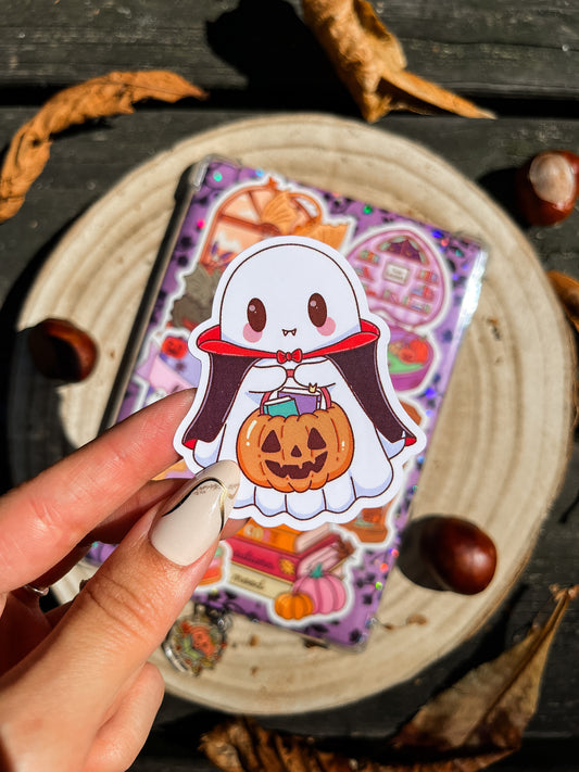 Vampire Ghost Vinyl Sticker