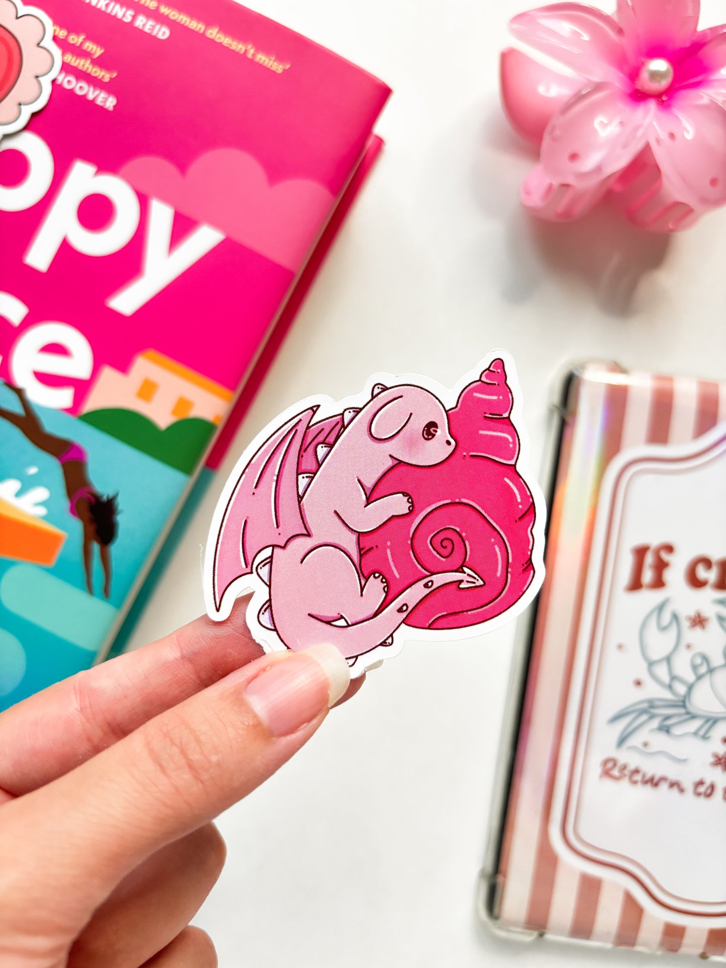 Pink Summer Dragon Vinyl