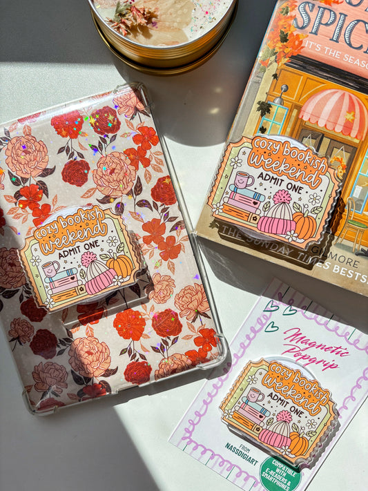 Cozy Bookish Weekend Magnetic Grip